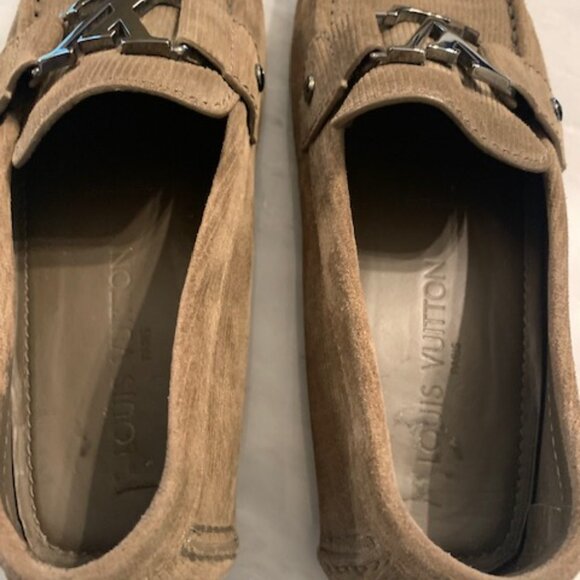 Louis Vuitton Men's Monte Carlo Suede Loafers - Picture 5 of 10